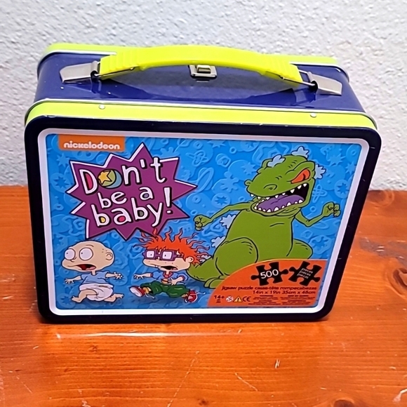 COLLECTABLE METAL NICKELODEON  RUGRATS LUNCH BOX - Picture 3 of 8